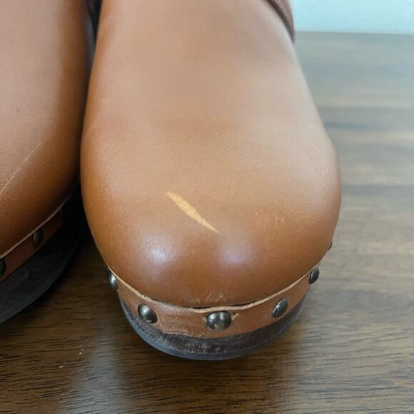 Madewell The Cecily Clog in Oiled Leather Cottagecore Boho Minimalist - Picture 3 of 12